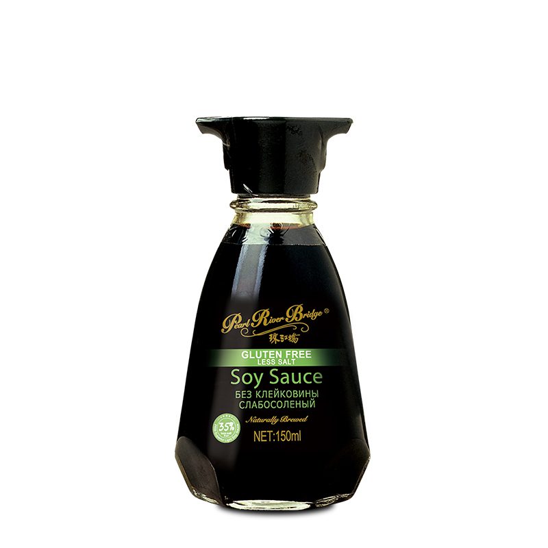 Gulten Free Less Salt Soy Sauce 150ml Table Bottle